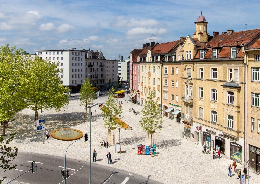 Neugestaltung des Harras muenchenarchitektur